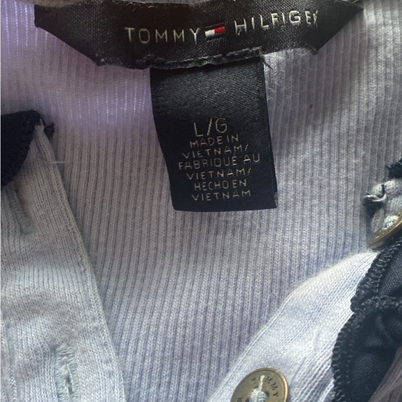 Hilfiger Lilac Ribbed Long Sleeve💜 - Picture 3 of 4